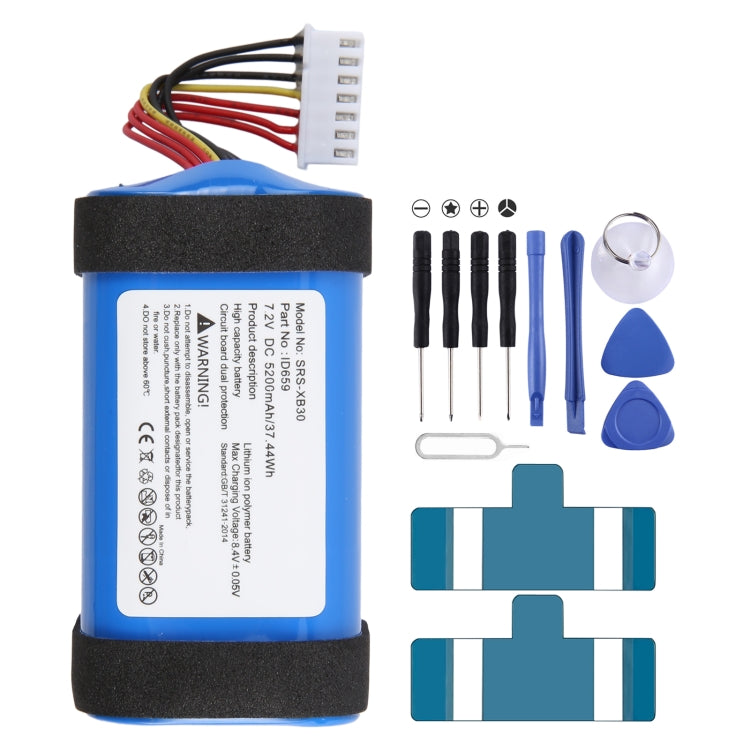 Batteria sostitutiva da 7,2 V 5200 mAh ID770 ID659 per Sony SRS-XB40 SRS-XB41 SRS-XB3 SRS-XB30, For Sony SRS-XB40 SRS-XB41 SRS-XB3 SRS-XB30 Batteria sostitutiva da 7,2 V 5200 mAh ID770 ID659 per Sony SRS-XB40 SRS-XB41 SRS-XB3 SRS-XB30, For Sony SRS-XB40 SRS-XB41 SRS-XB3 SRS-XB30